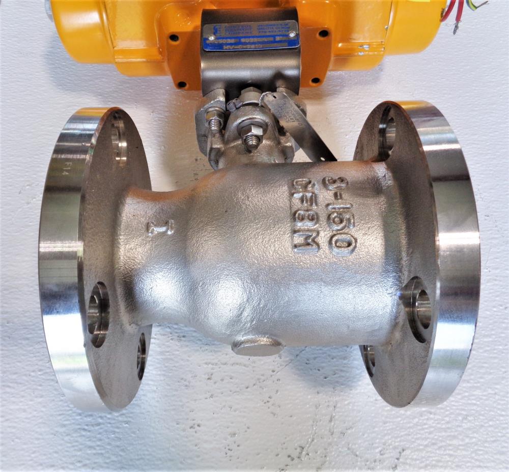 Quadrant 3" 150# Stainless Steel Ball Valve F1RSSRRLH1F300 w/Hytork 221 Actuator